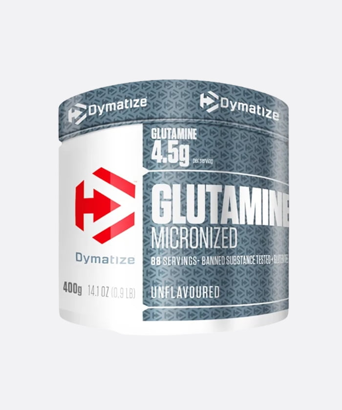 Пакување од Dymatize Glutamine Micronized 400g