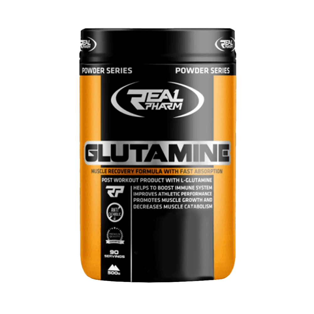 Пакување од Real Pharm Glutamine 500g - Natural